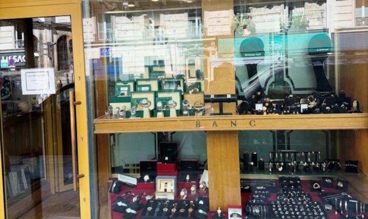VEND BIJOUTERIE-HORLOGERIE PARIS V